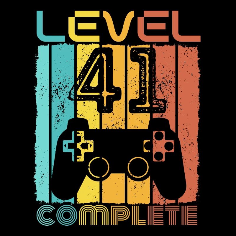 41 years - 41st birthday Level 41 Complete Design