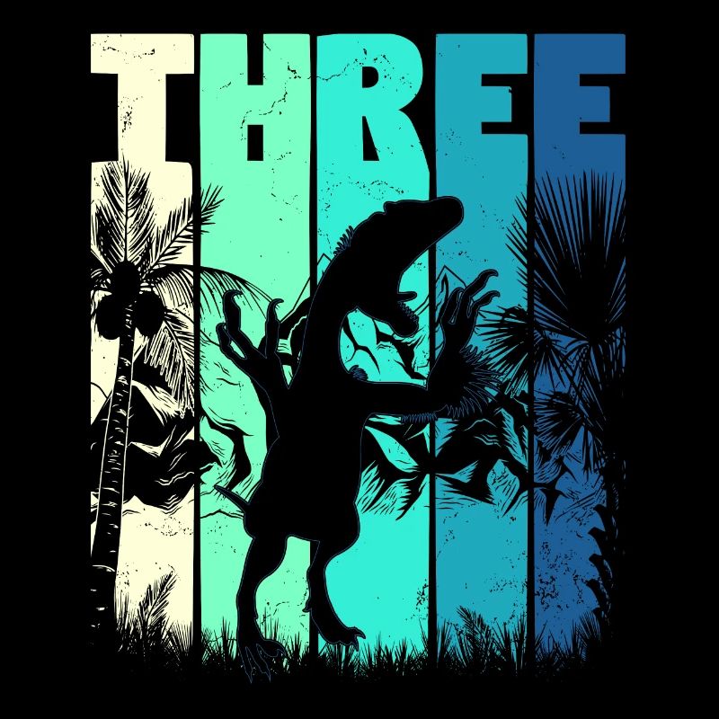 Deinonychus 3 years old boy 3rd birthday