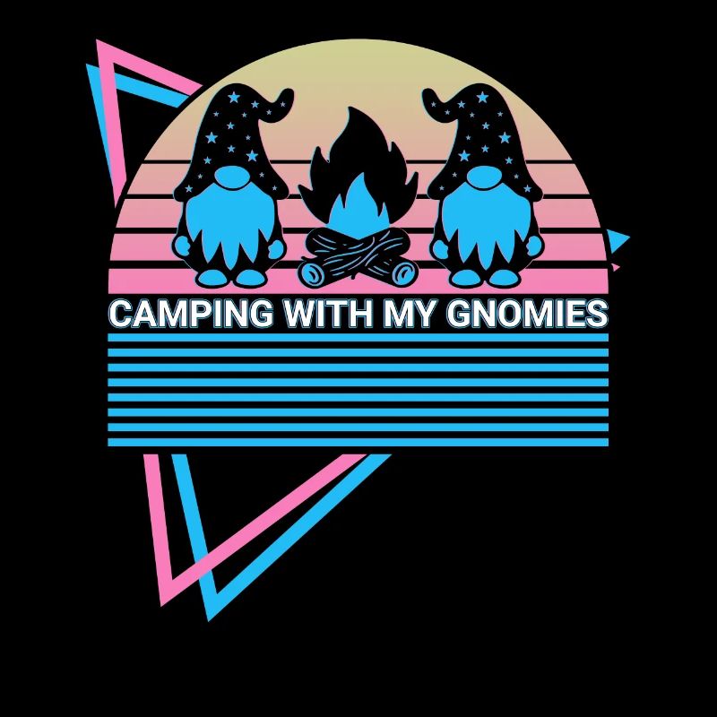 Camping camping amusant Camp Retro