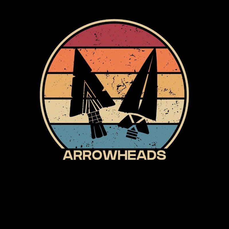 Retro Jagdspitzen Arrowhead Hunter Pfeilspitzen