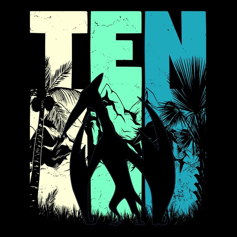 ptérodactyle 10 ans garçon 10e anniversaire