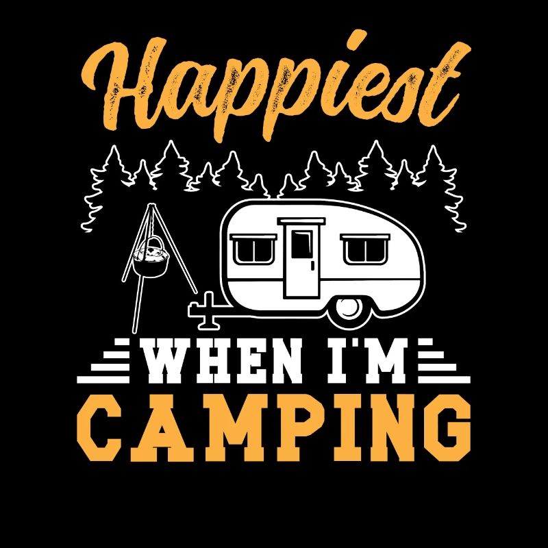 Le plus heureux je suis en camping