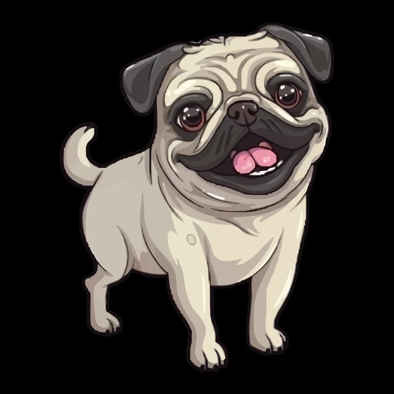Petit chien mignon boxer chien