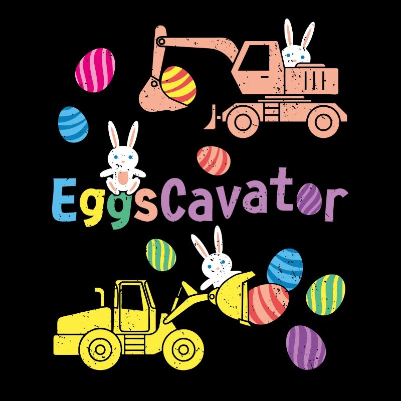 Easter For Boys Toddlers Eggs Cavator Funny