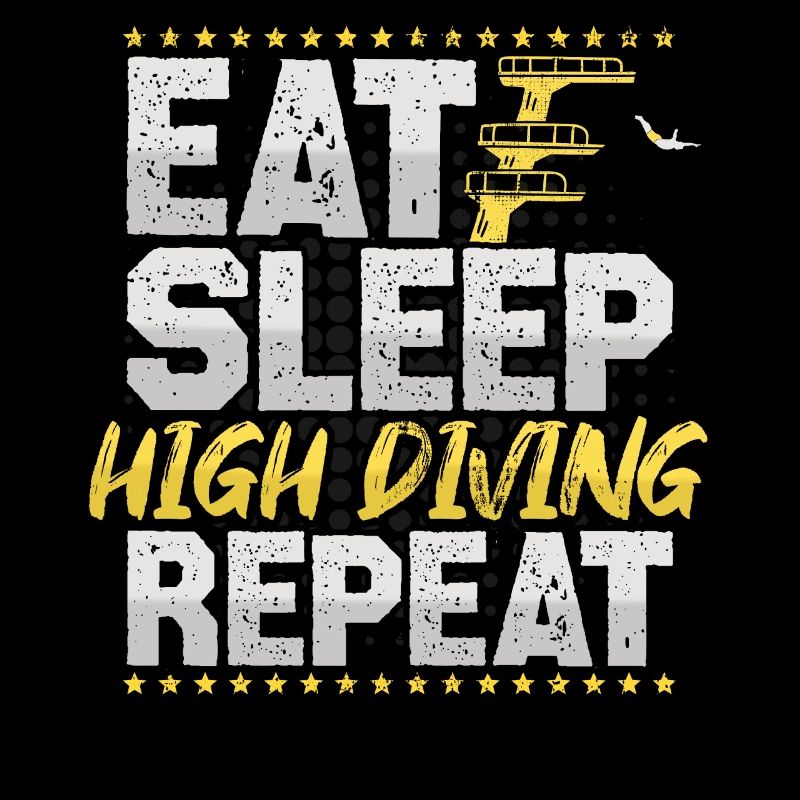 Turmspringen Eat Sleep Repeat Schwimmen Hobby