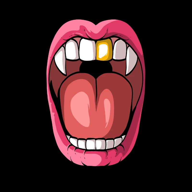 Drôle de dents de vampire Dracula