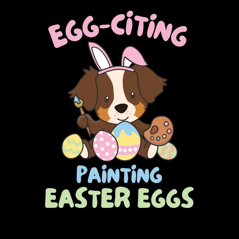 süße Hunde zu Ostern Australian Shepherd