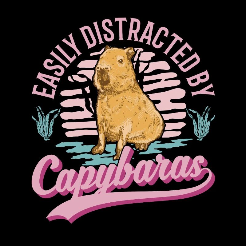Facilement distrait par Capybaras