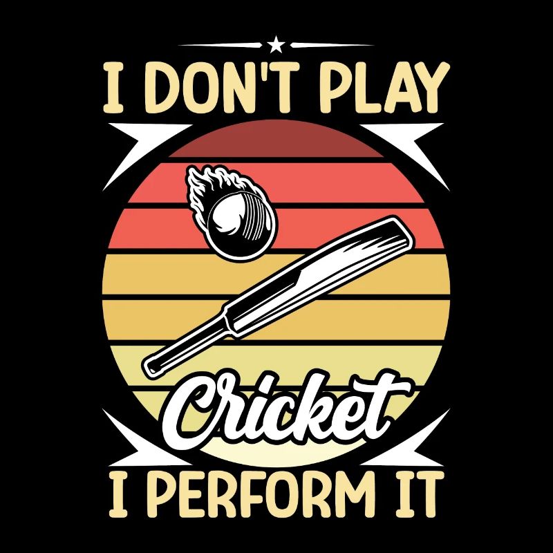 Je ne joue pas au cricket, je le fais
