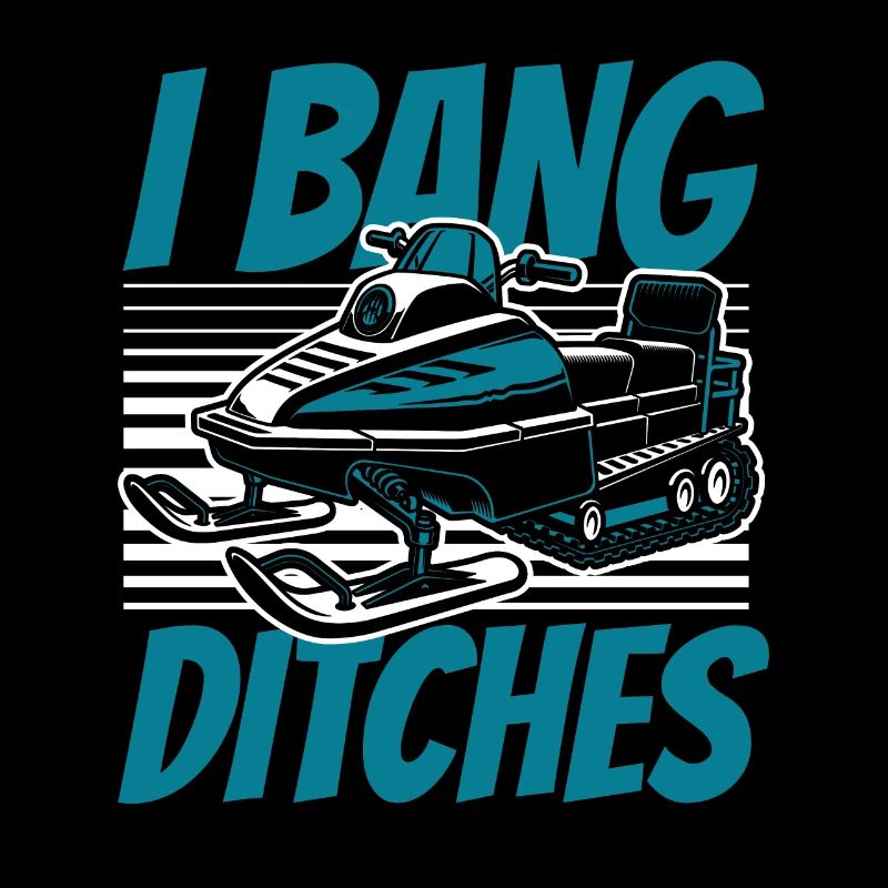 I Bang Ditches Snowmobile Snowmobile Drivers
