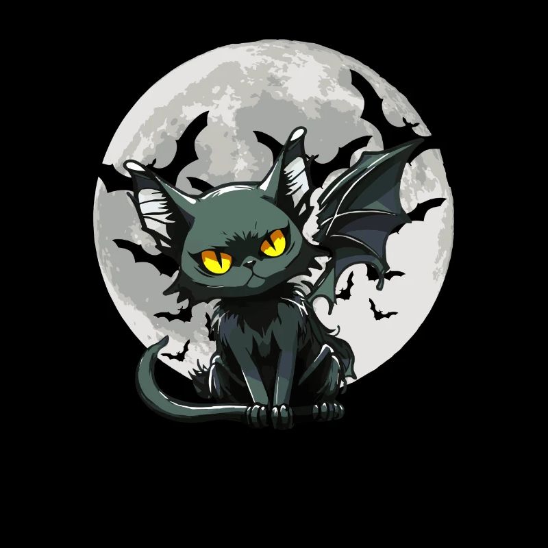 Black Cat Bat - Goth Gothique