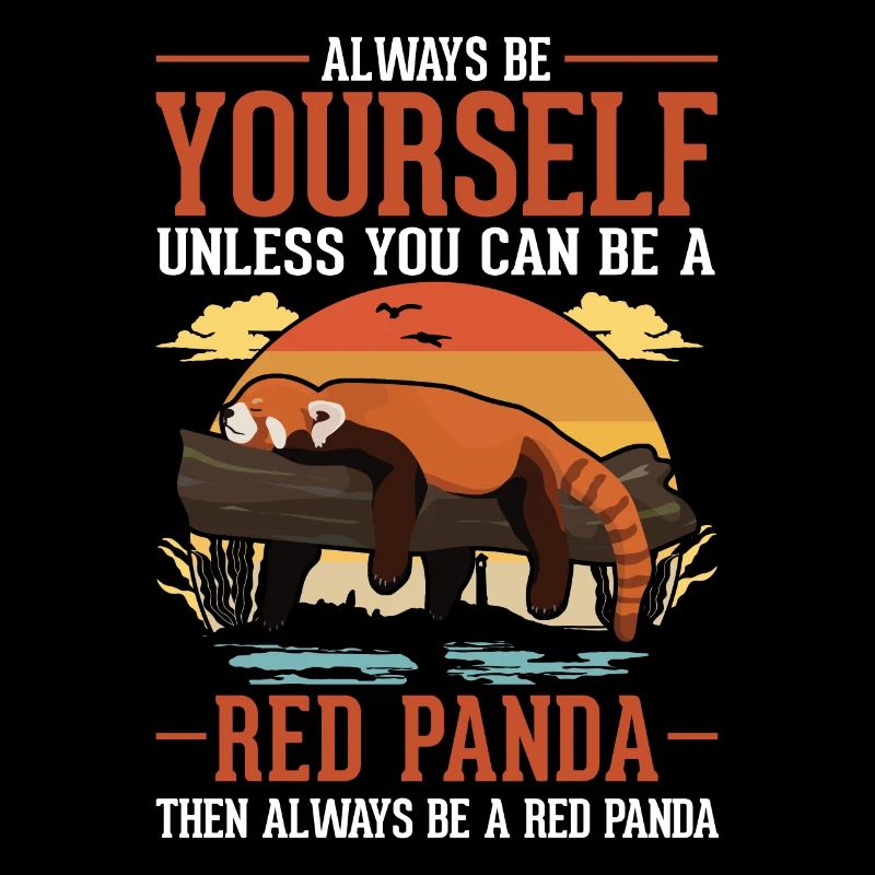 Red Panda Cadeau Panda Rouge