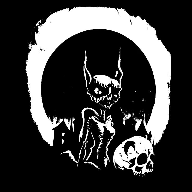 Dunkle Kunst Okkulter Horror Alien Halloween Grindcore