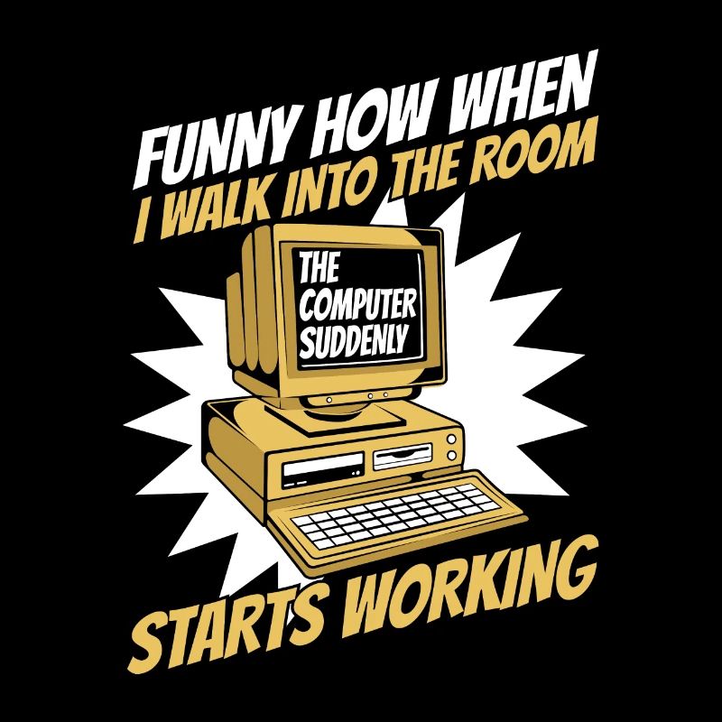 The Computer Suddenly Starts Working Admin