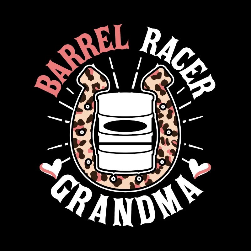Course de barils Grand-mère Rodéo Cheval Course de barils