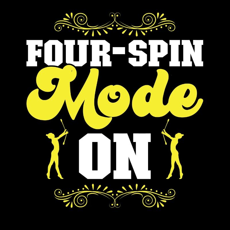 Mode à quatre rotations activé - Baton Twirler