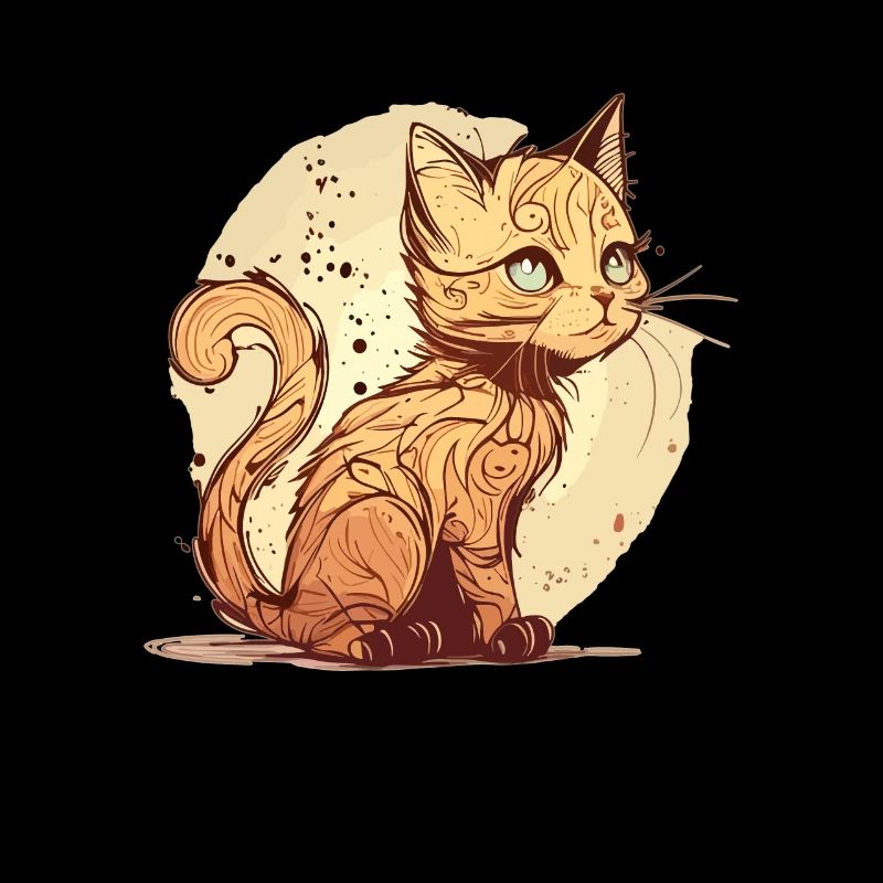 Katze im comic style