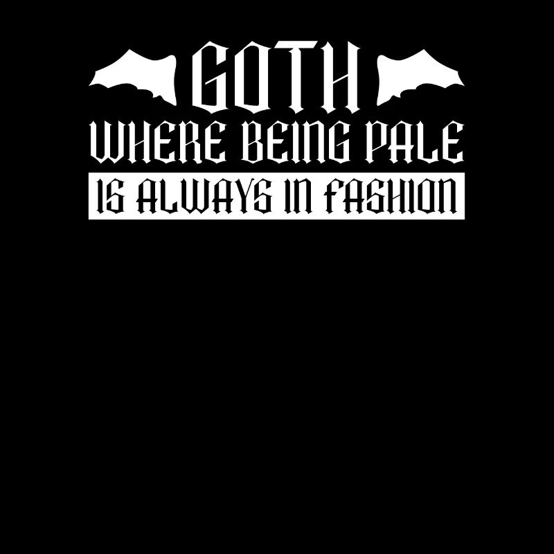 Goth, wo blass sein in Mode ist - Moontan Gothic