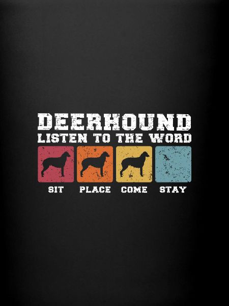 Deerhound écoute le mot