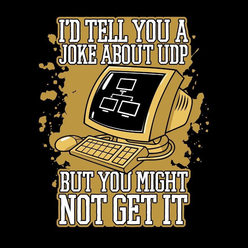 Je vous raconterais une blague sur UDP Developer Coder
