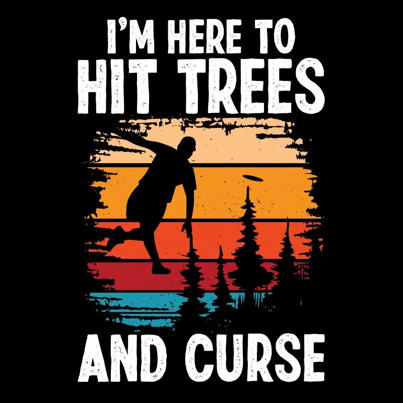 Disc Golfer hit Trees and Curse