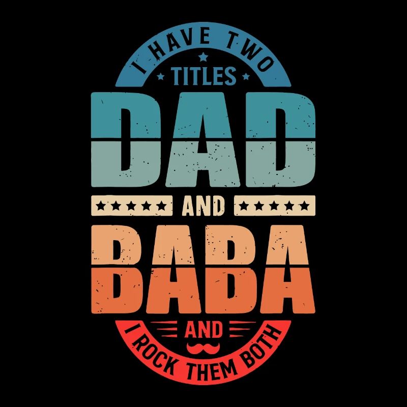 Funny Arabic Dad Baba Arab Best Baba Ever Retro Vi