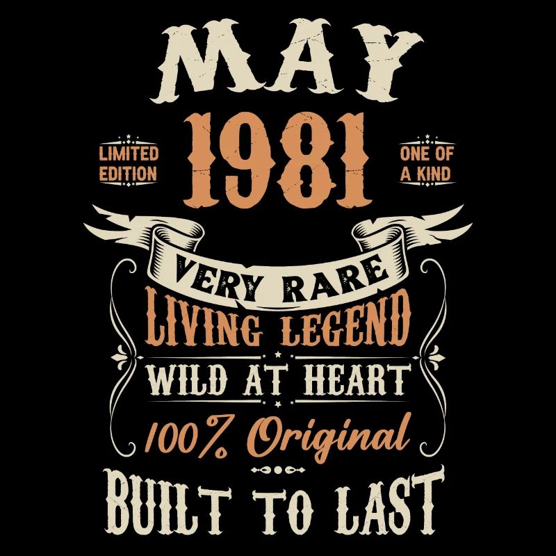 Mai 1981 Geburtstagsgeschenk