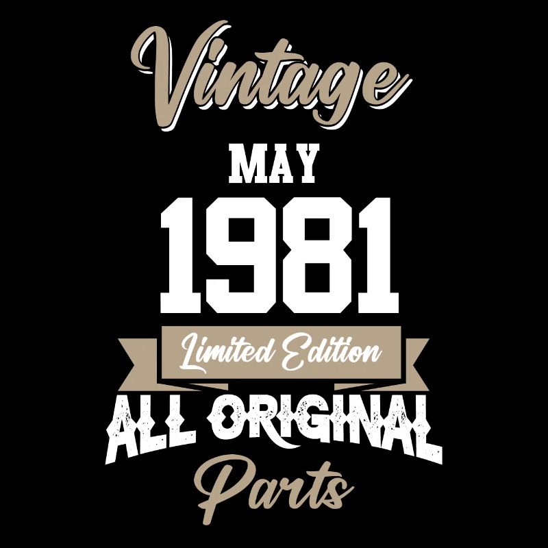 May 1981 Vintage Birthday Gift