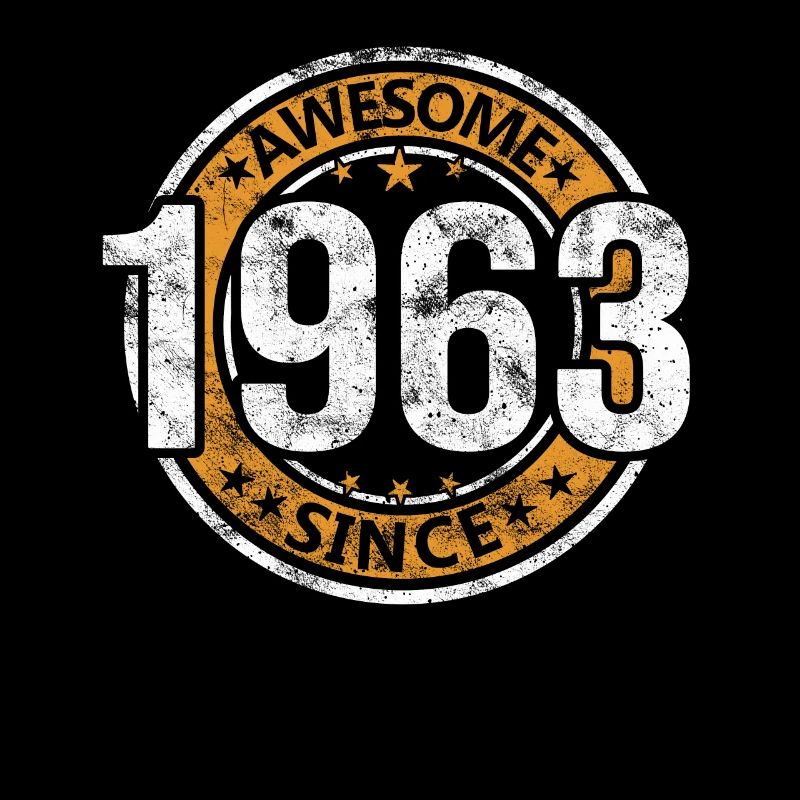 Awesome Since 1963 Retro Vintage Geburtstag