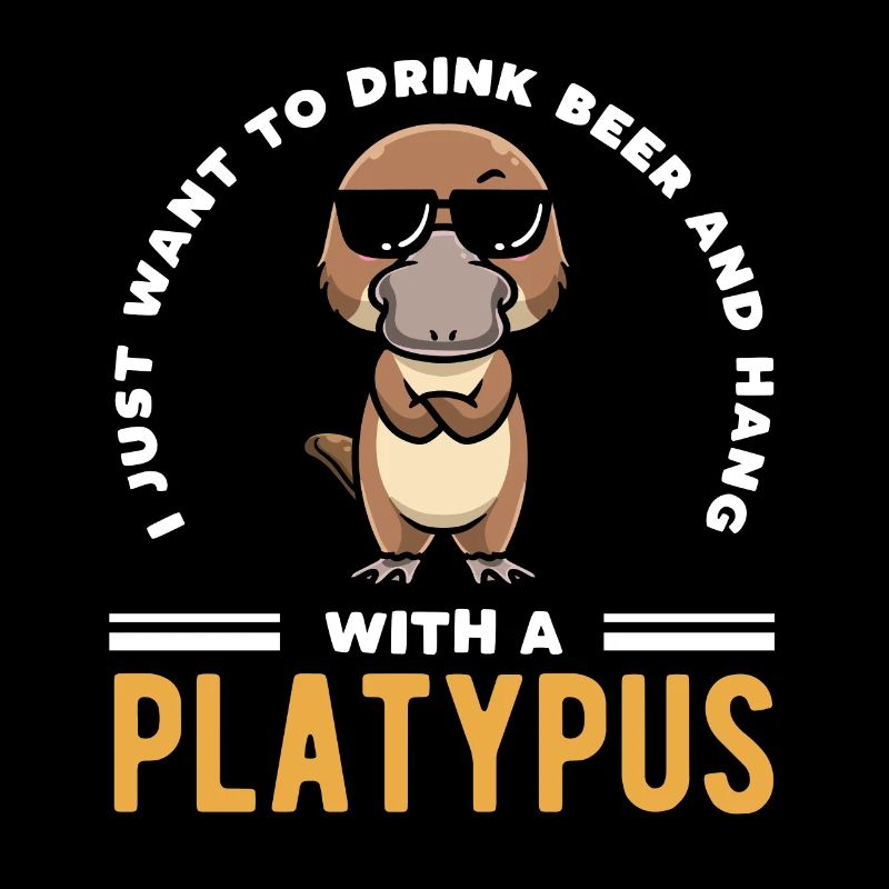 Drink beer and hang out with a platypus