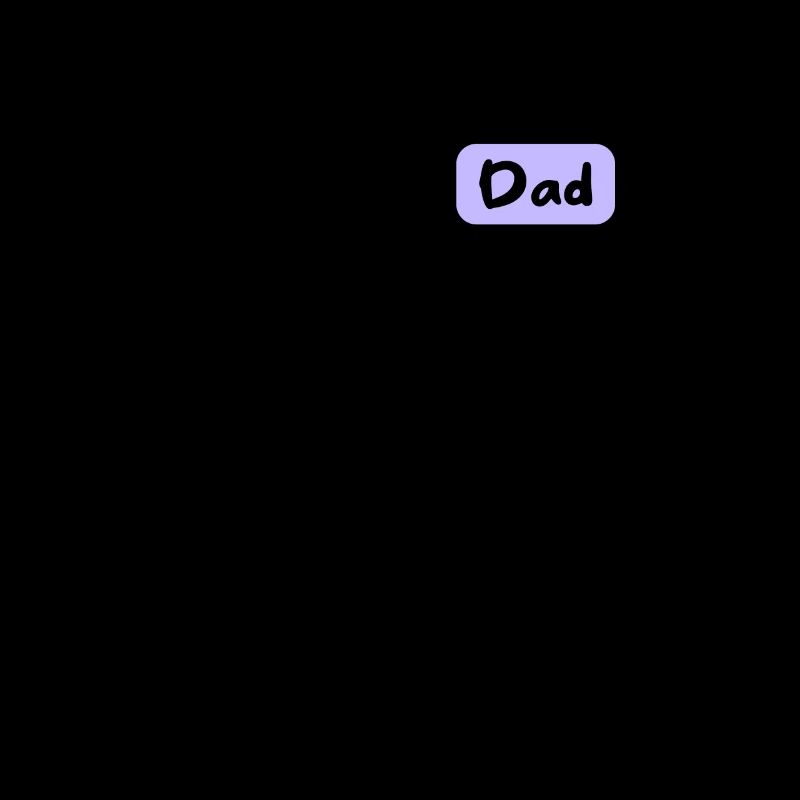 Dad lettering shield