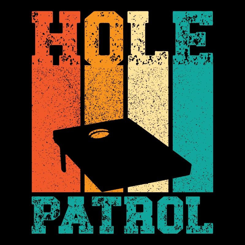 Funny Cornhole Corn Hole Retro