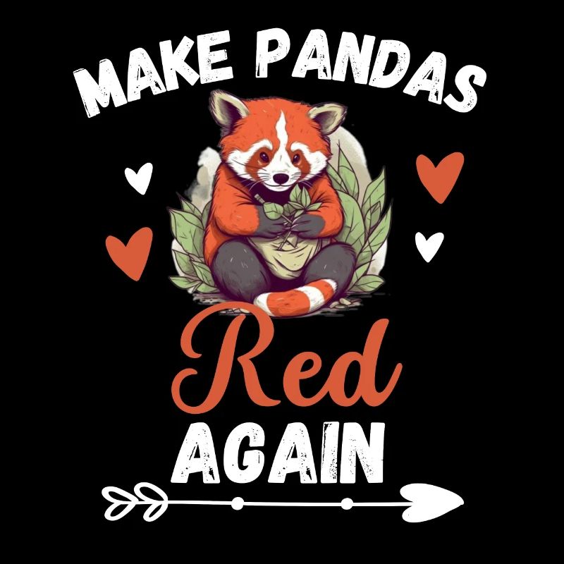 Make Pandas Red Again Gift Red Panda