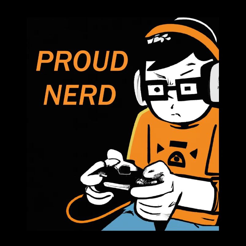 Nerd du jeu disant drôle