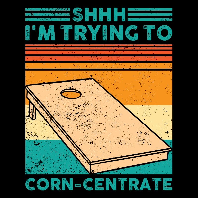 Lustiges Cornhole Corn Hole Retro