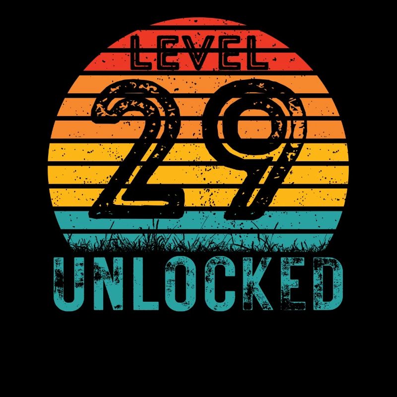 29 Jahre - 29. Geburtstag Level 29 Complete Design