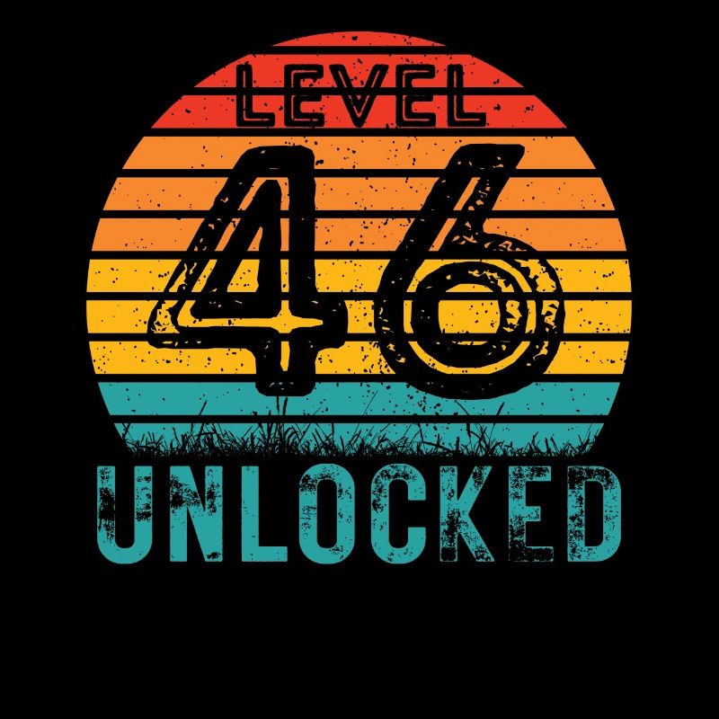 46 Years - 46th Birthday Level 46 Complete Design