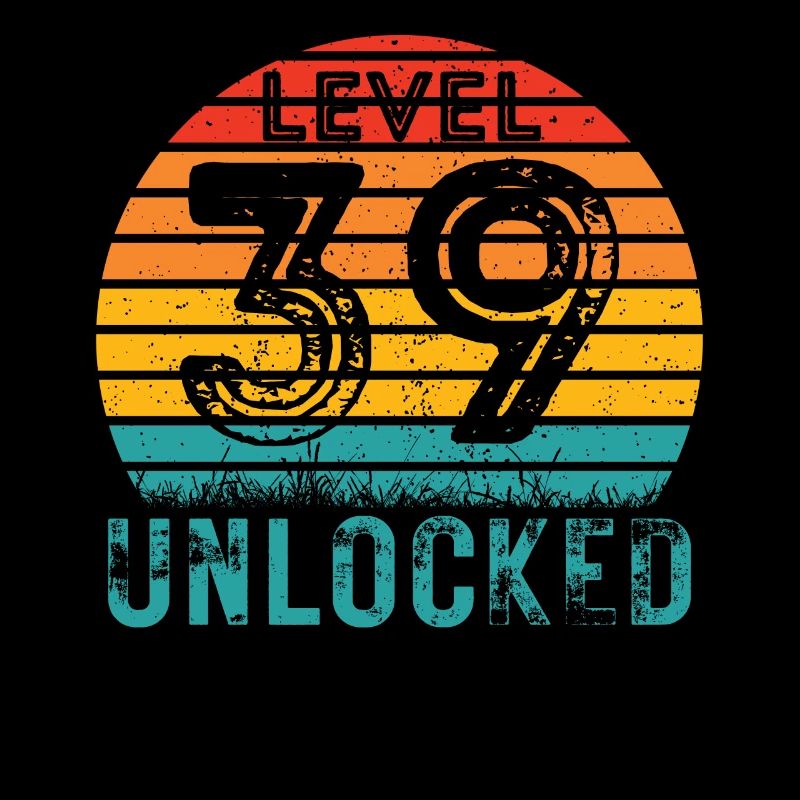39 Jahre - 39. Geburtstag Level 39 Complete Design