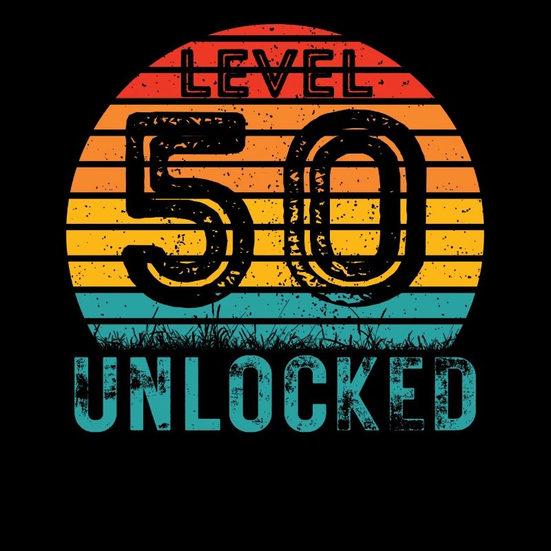 50 ans - 50e anniversaire Niveau 50 Design complet