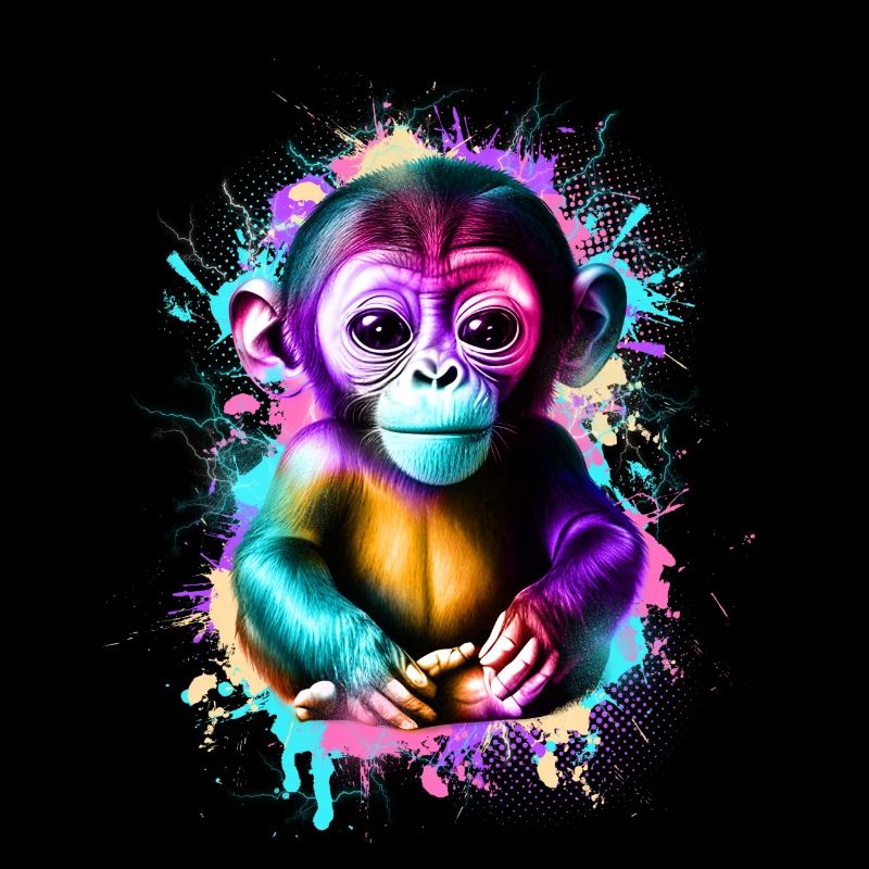 Monkey Colorful