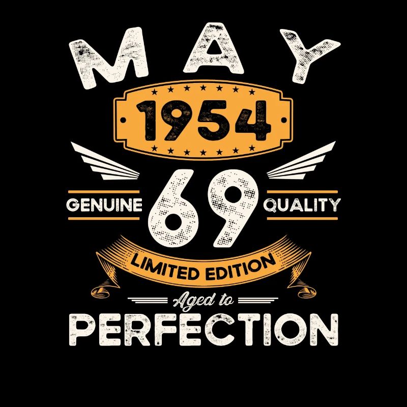 69th Birthday Man May Born 1954 Legendary
