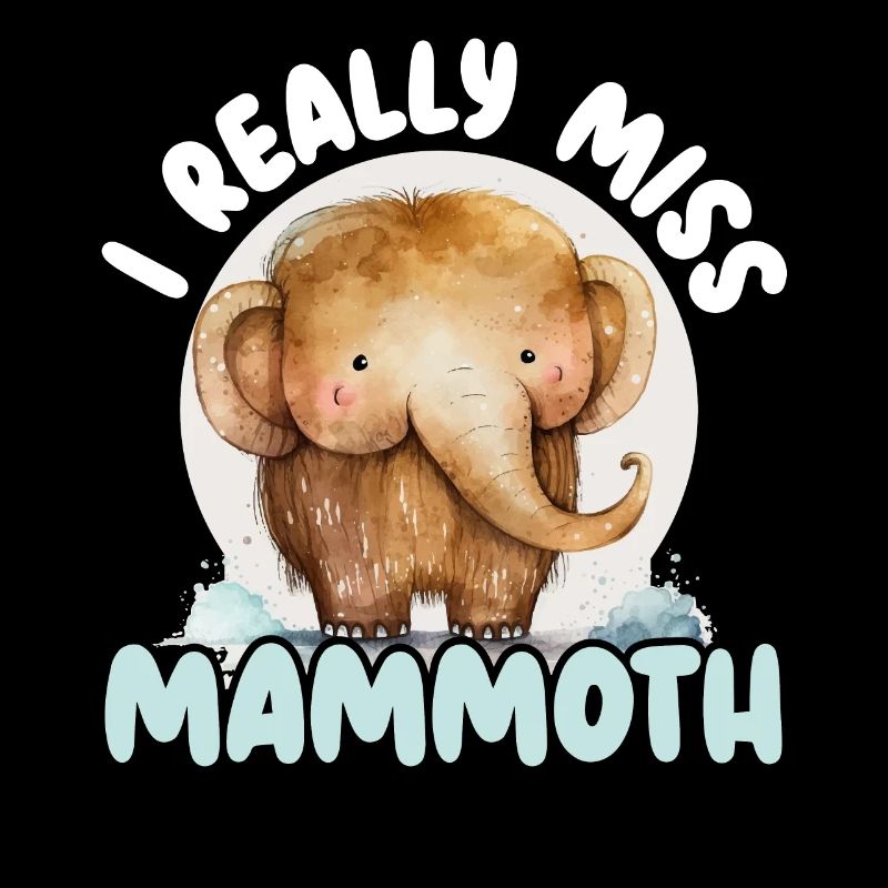 Mammoth Elephant Wildlife Extinct Animal Lover