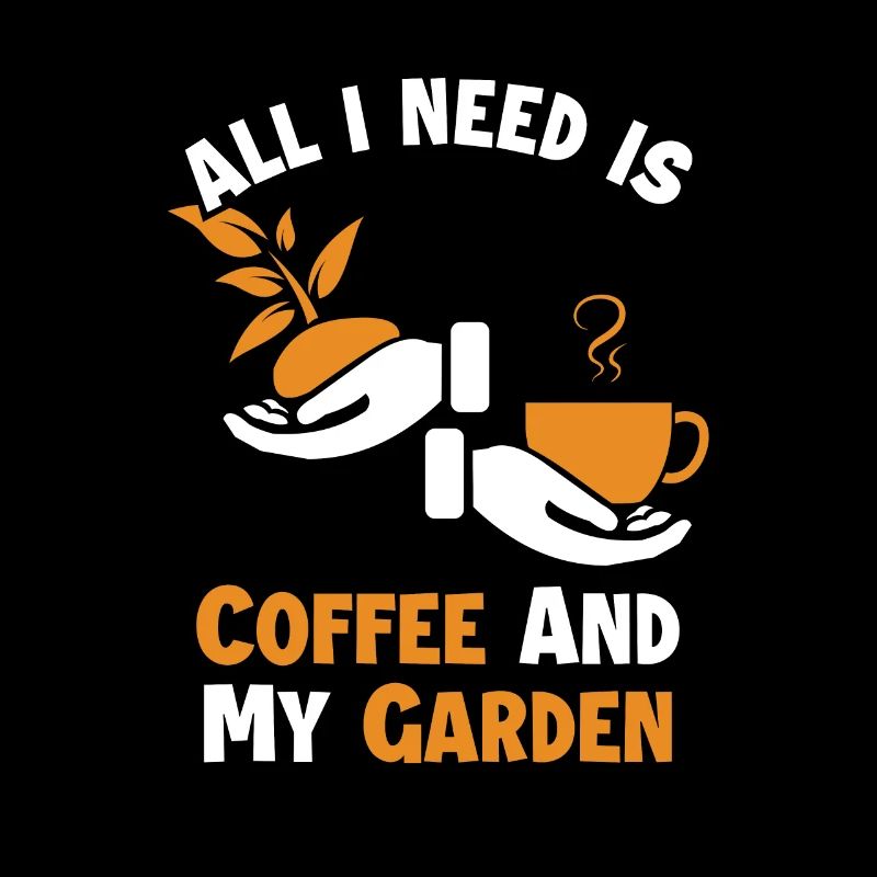 Le café et mon jardin potager