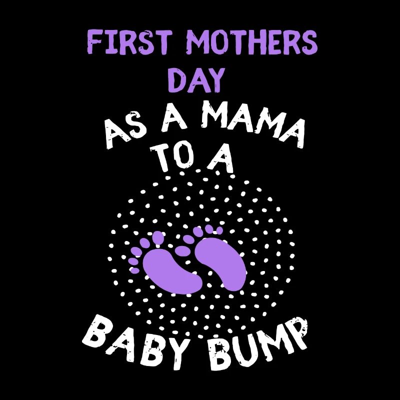 Mama Ankündigung Baby Bump Mama wird erste Mutter