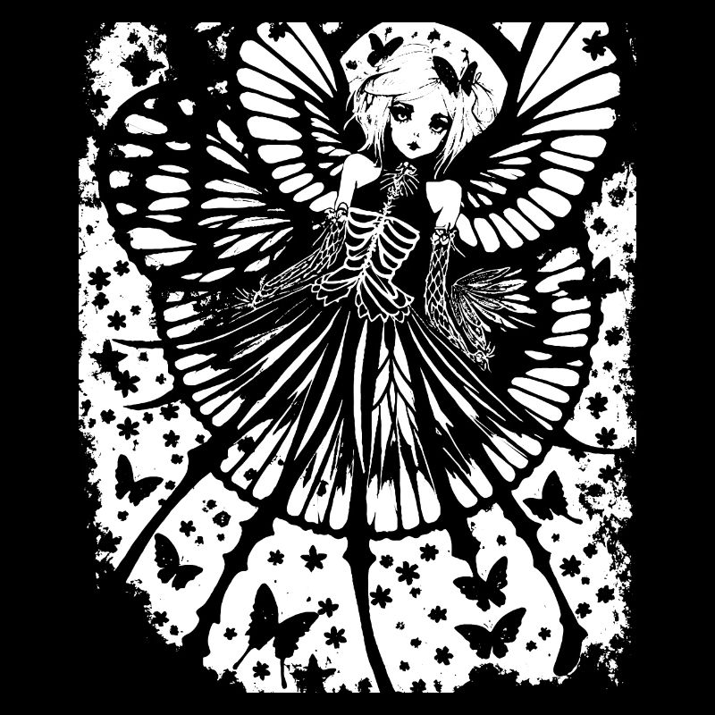 Fairycore Esthétique Squelette Fée Goth Gothique G