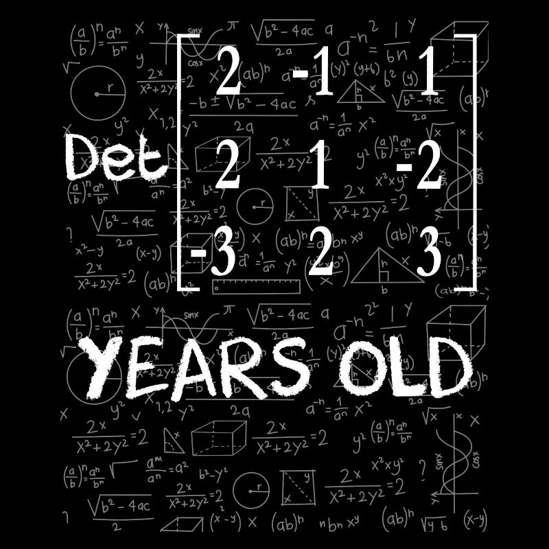 21st birthday 21 years matrix determinant