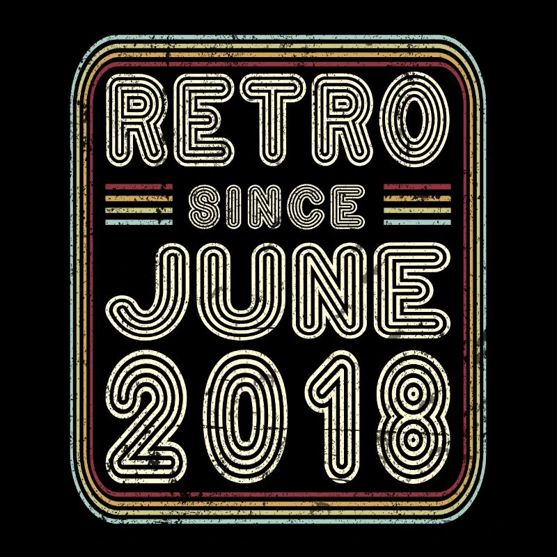 Geburtstag Juni 2018 Retro Geschenk