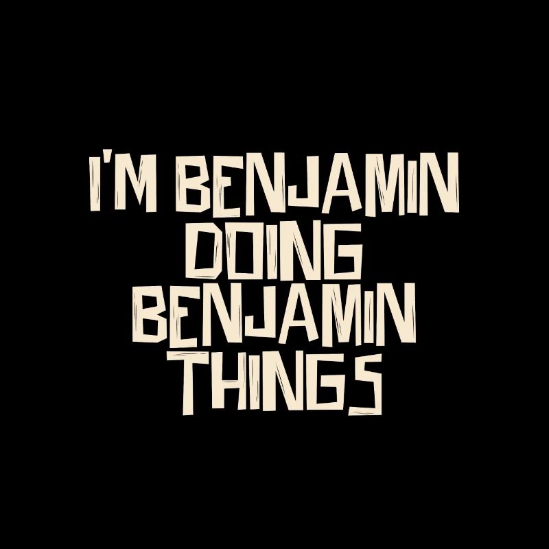 Je suis Benjamin en train de faire des choses à Benjamin