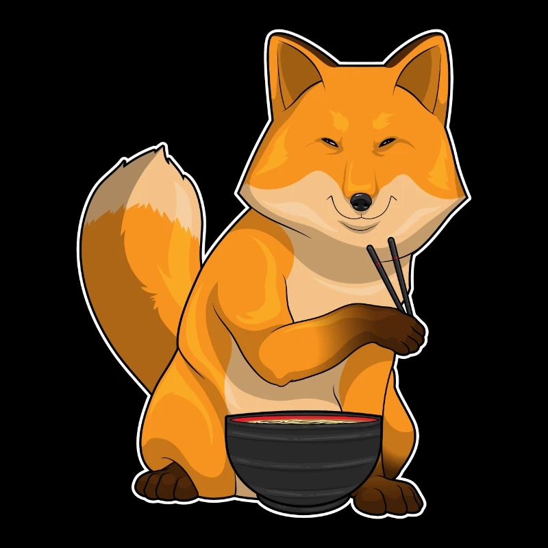 Fuchs Ramen Schüssel
