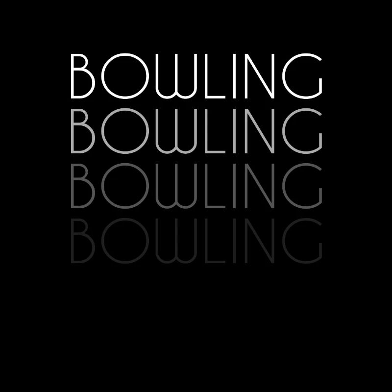 Bowling lettering